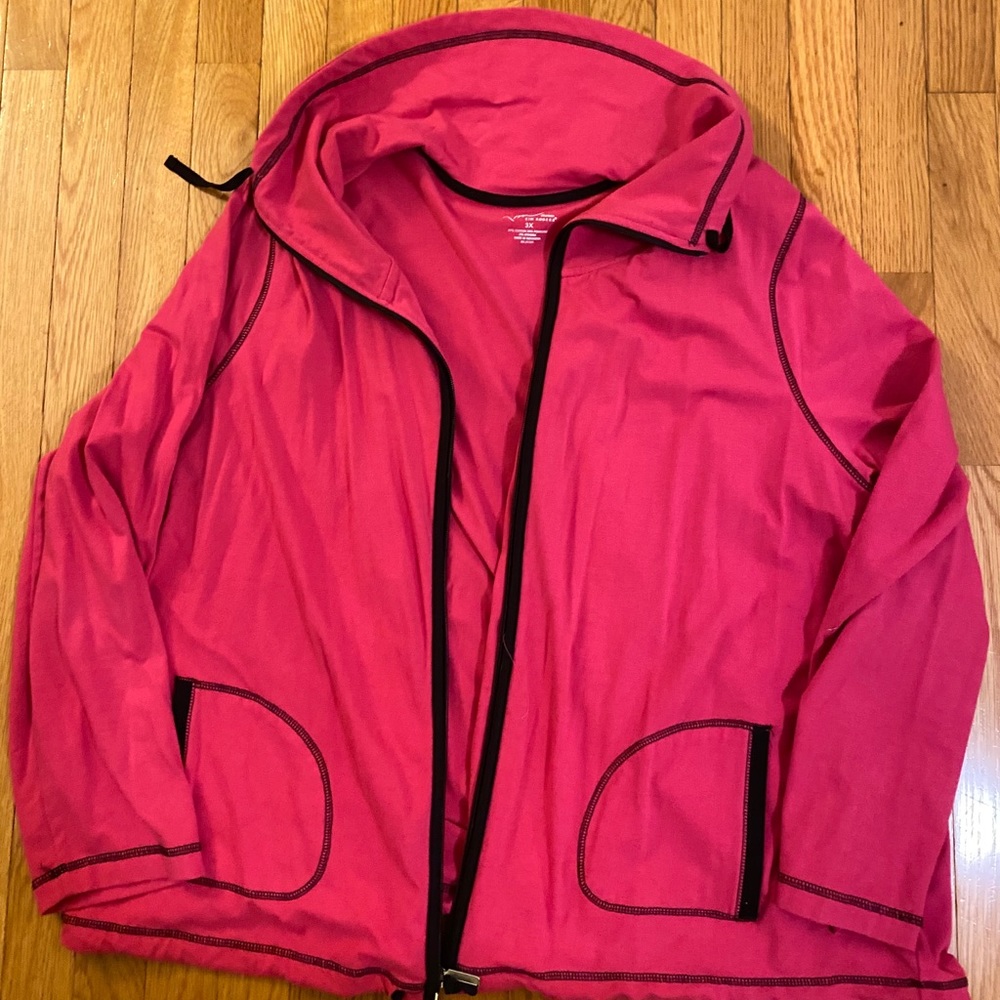 Hot Pink Women’s Plus Sized Jacket